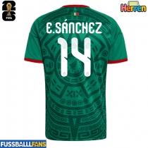 Mexiko Erick Sanchez #14 Heimtrikot WM 2026 Kurzarm